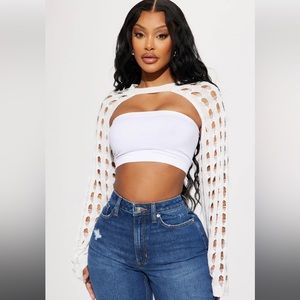 Fashion Nova shrug sweater